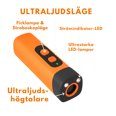 Anti-skäll Ultraljudstränare